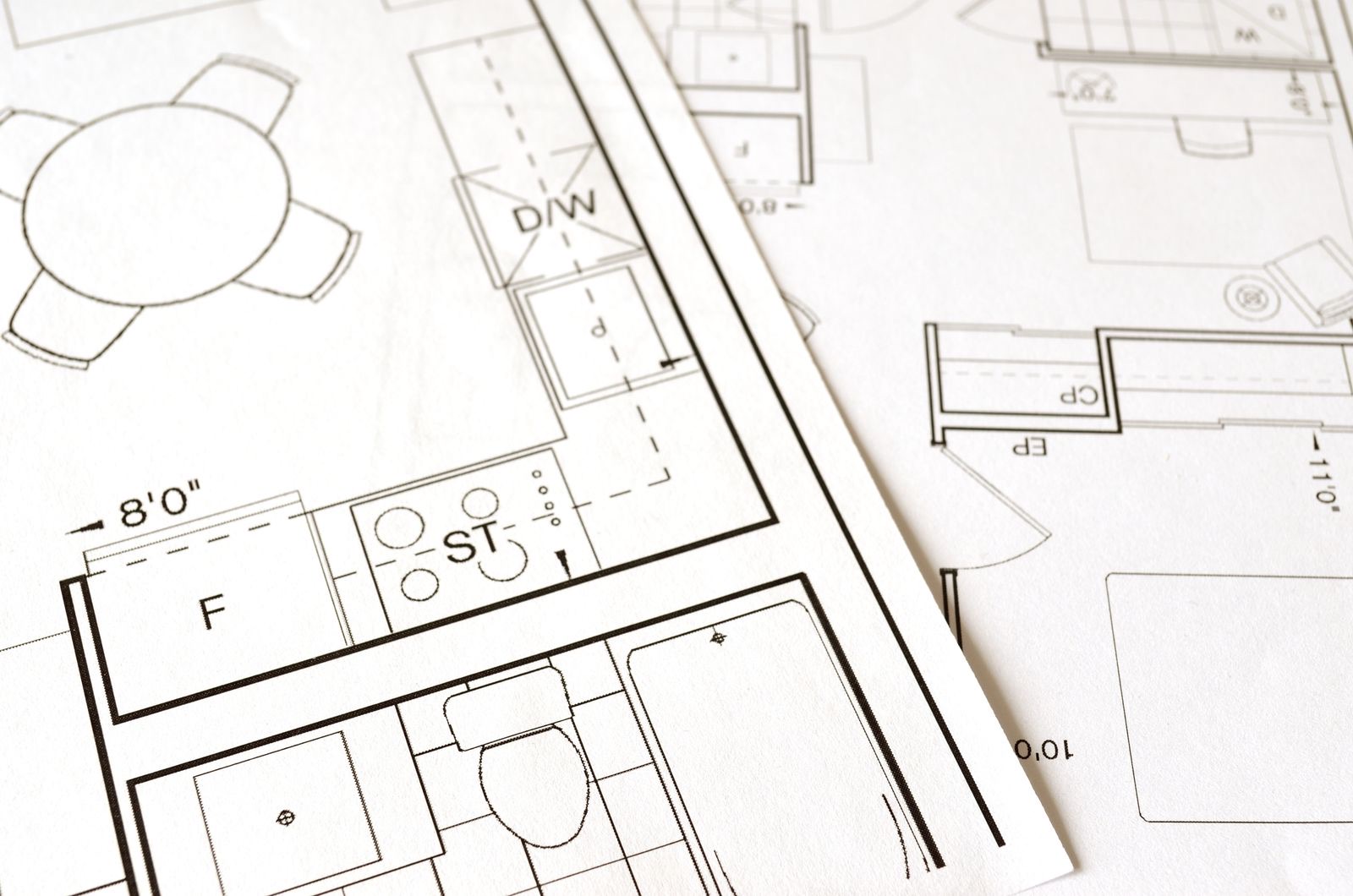 Planos de una vivienda para su valoración